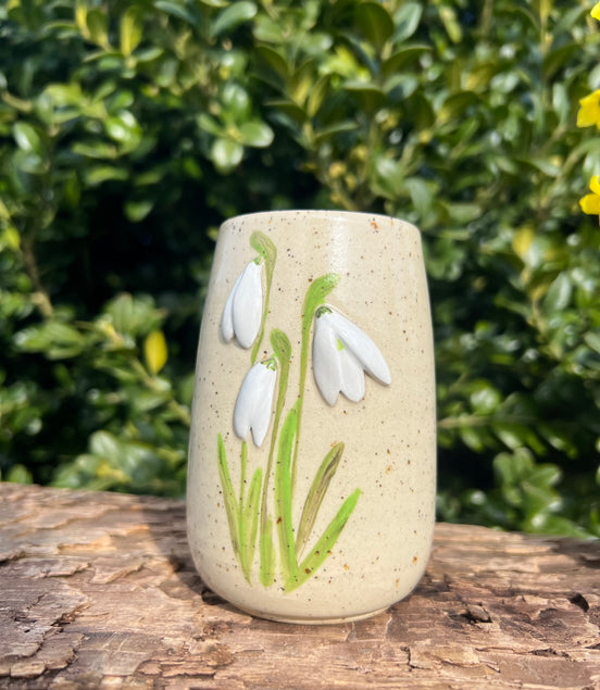 Vintergække-vase - H. 10,5 cm.