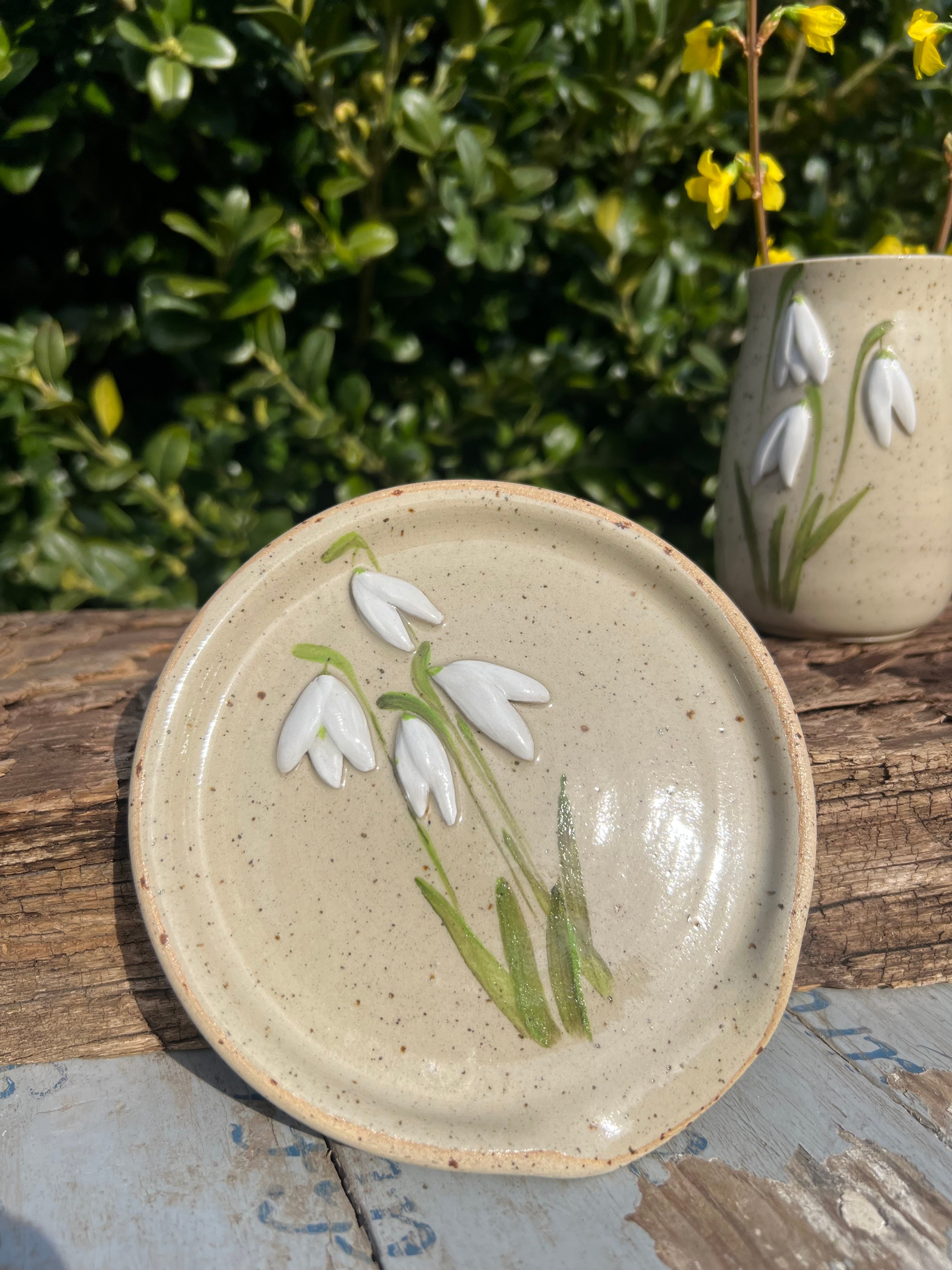Vintergække-spoonrest - Ø. 12 cm.
