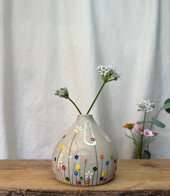 Blomstereng rosa vase