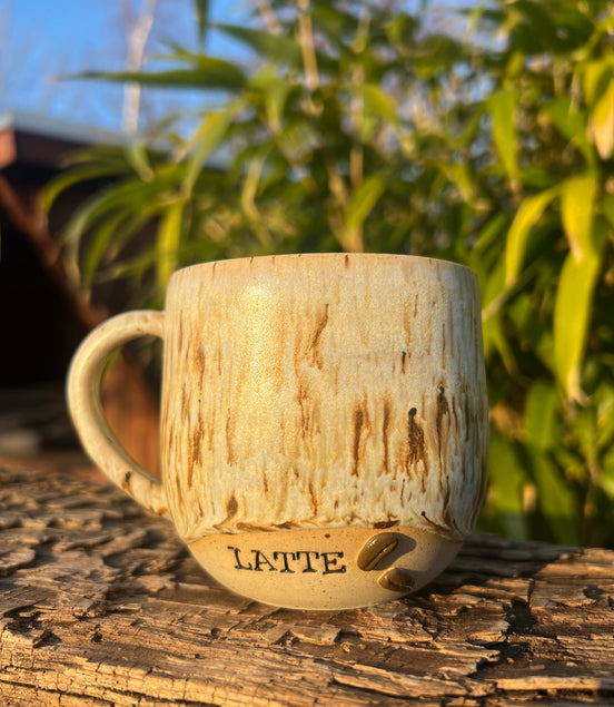 “Latte” bønnekop m. hank - 300 ml.