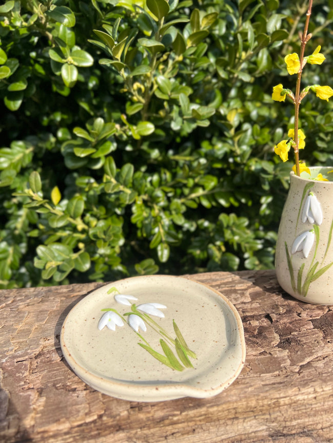 Vintergække-spoonrest - Ø. 12 cm.