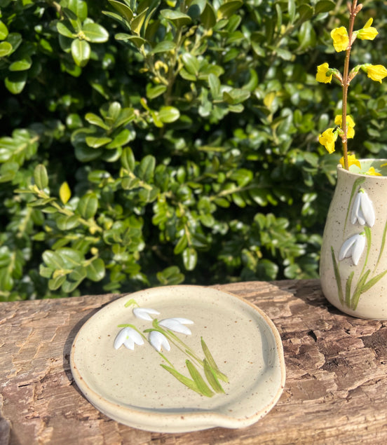 Vintergække-spoonrest - Ø. 12 cm.