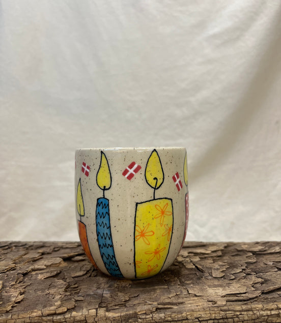 Fødselsdagskop u. hank - 350 ml.