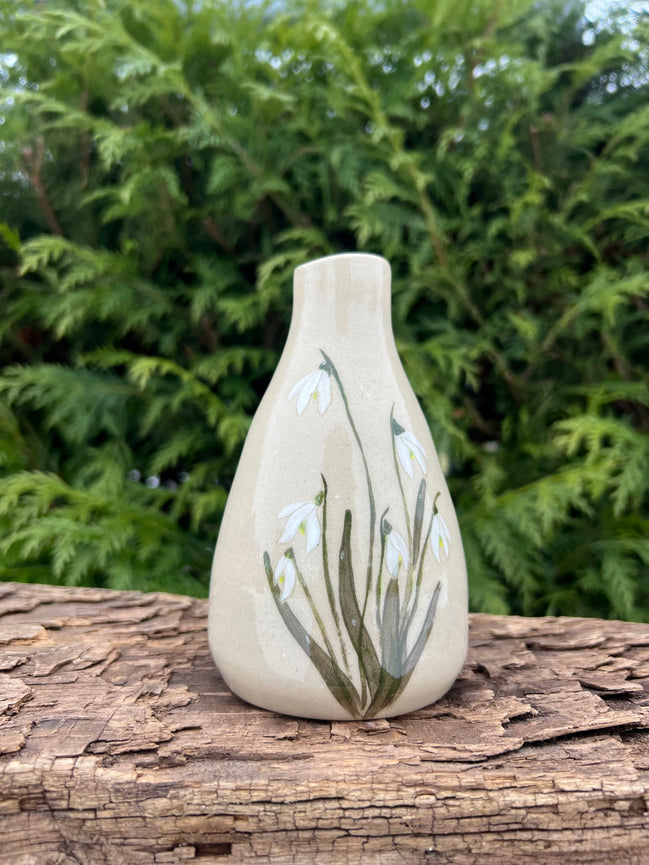Vintergække vase - H 13 cm.