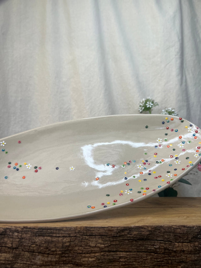 Blomstereng fad - L 35 cm.