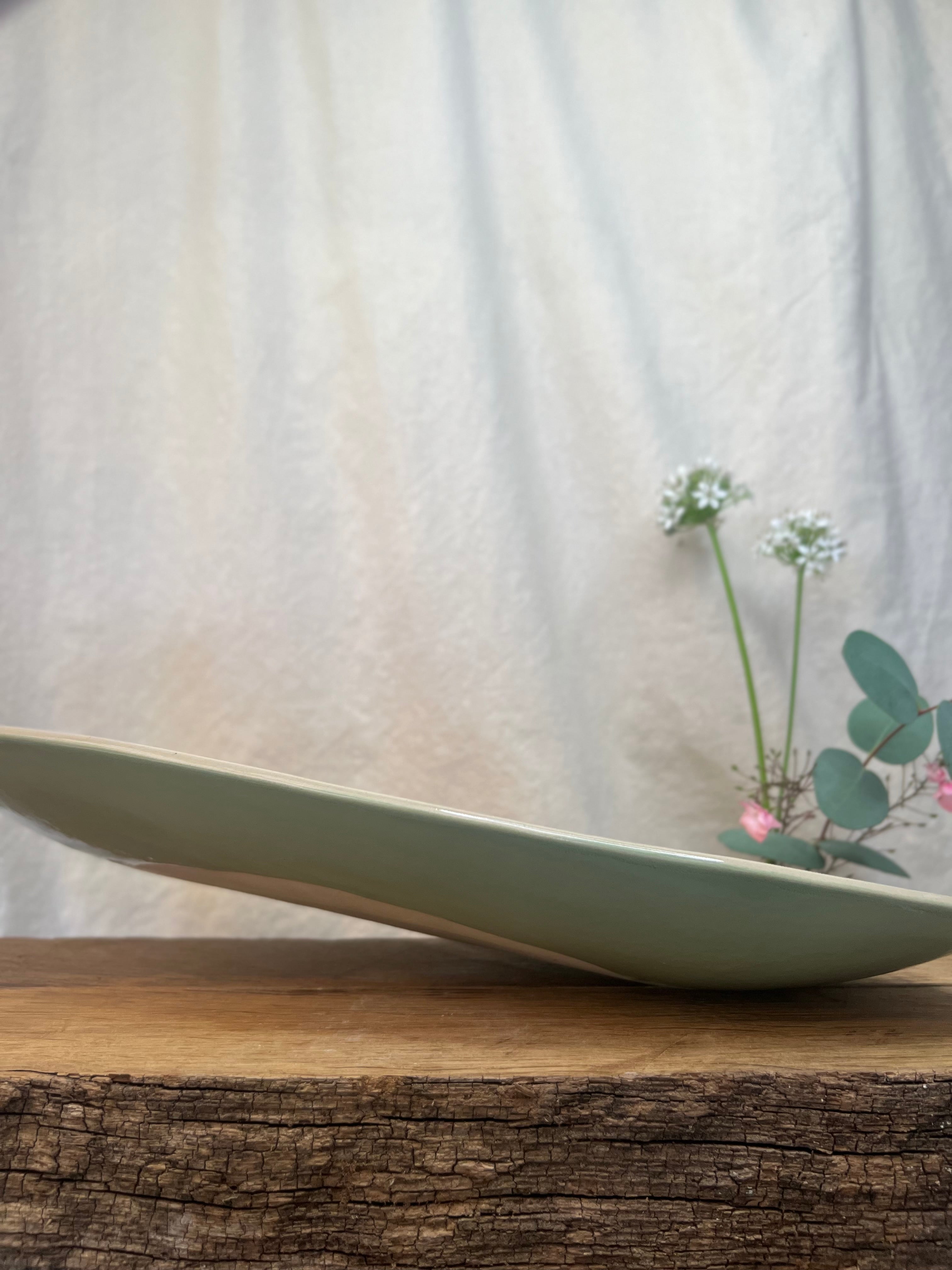 Blomstereng fad - L 35 cm.