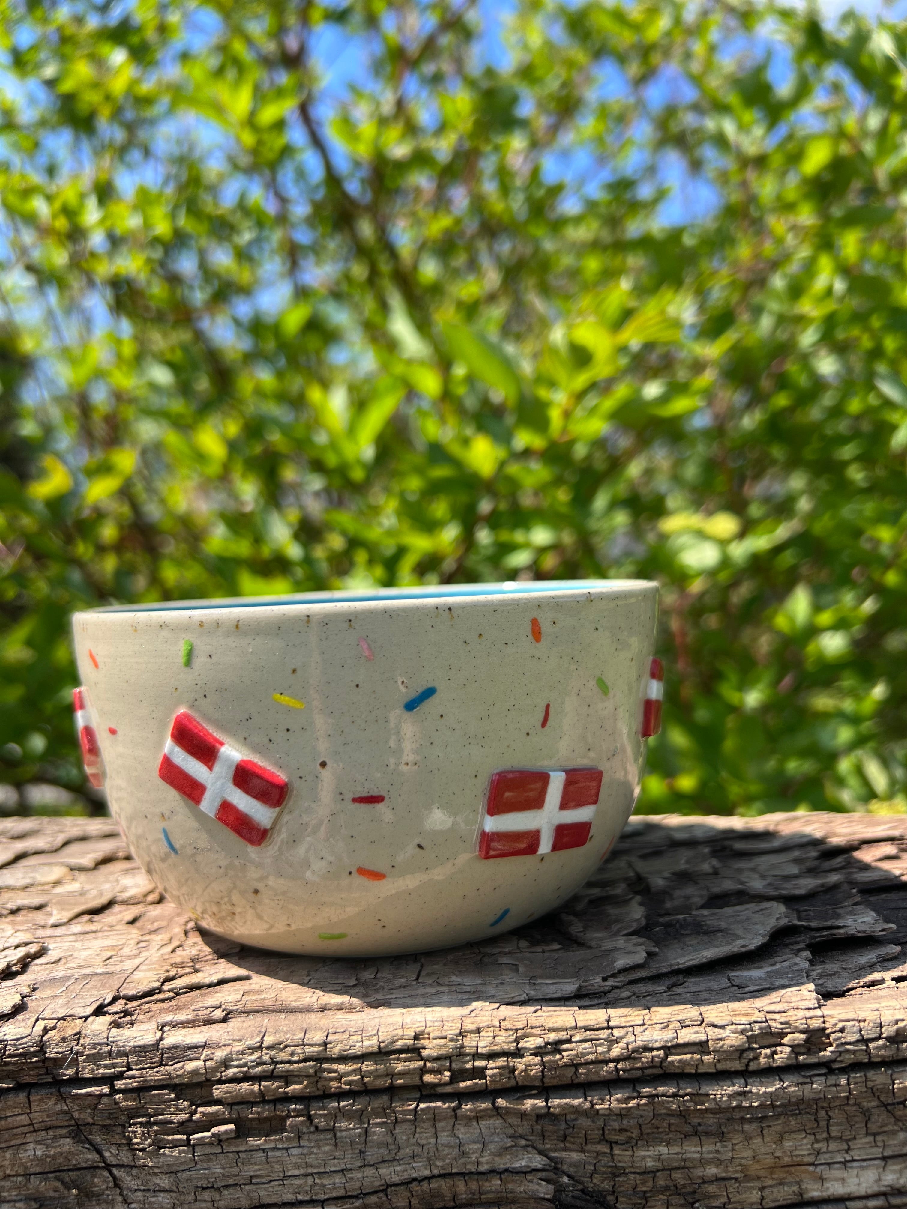 Fødselsdagskål - H 7,5 • Ø 13 cm.