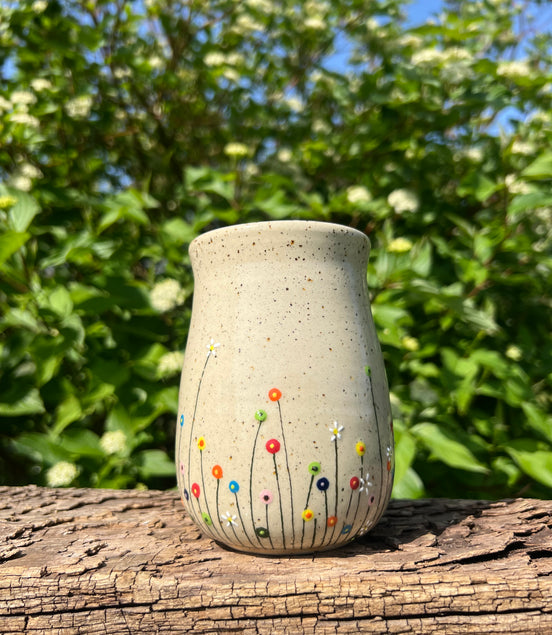 Blomstereng vase - H 12,5 • Ø 7 cm.