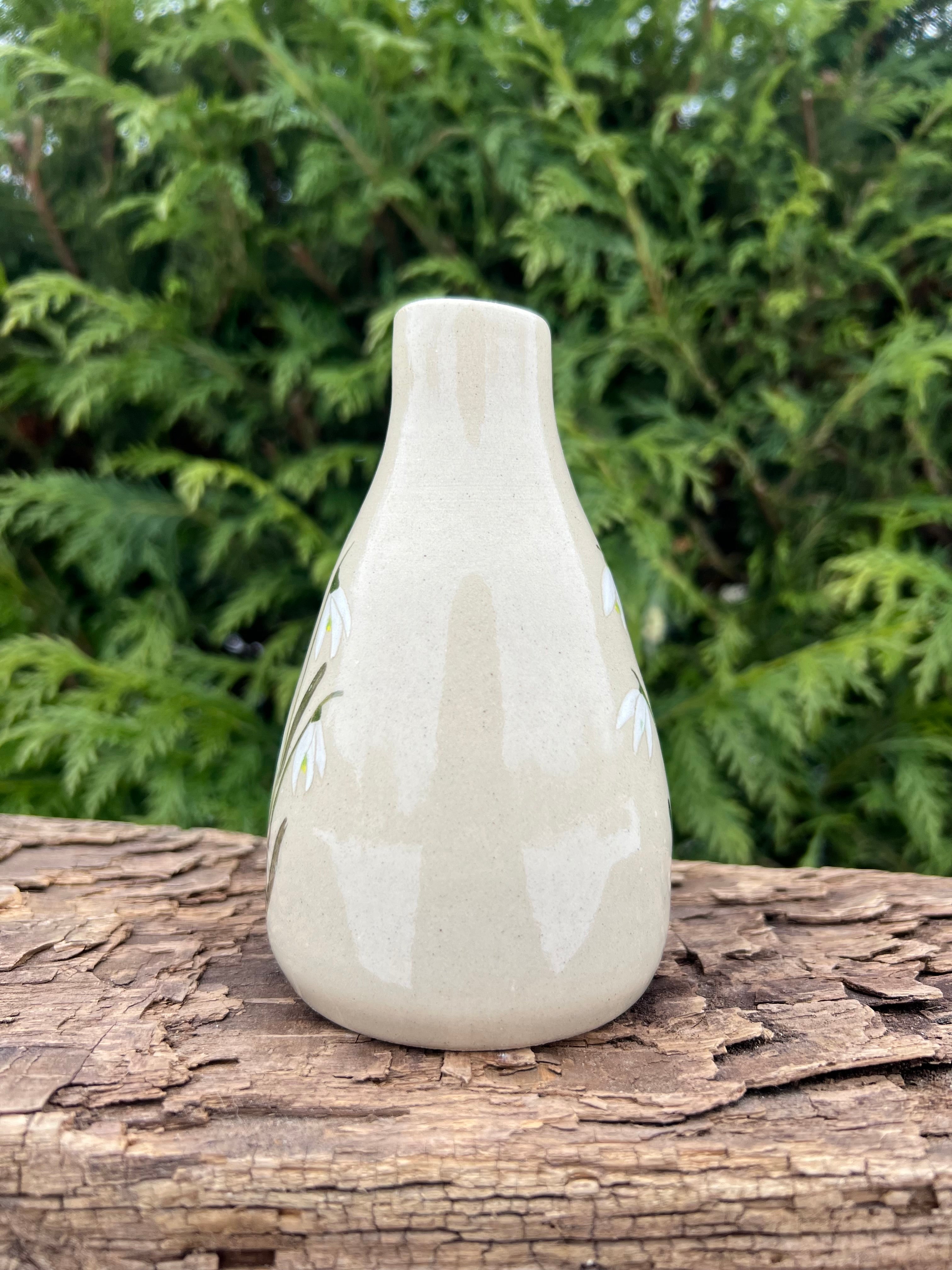 Vintergække vase - H 13 cm.