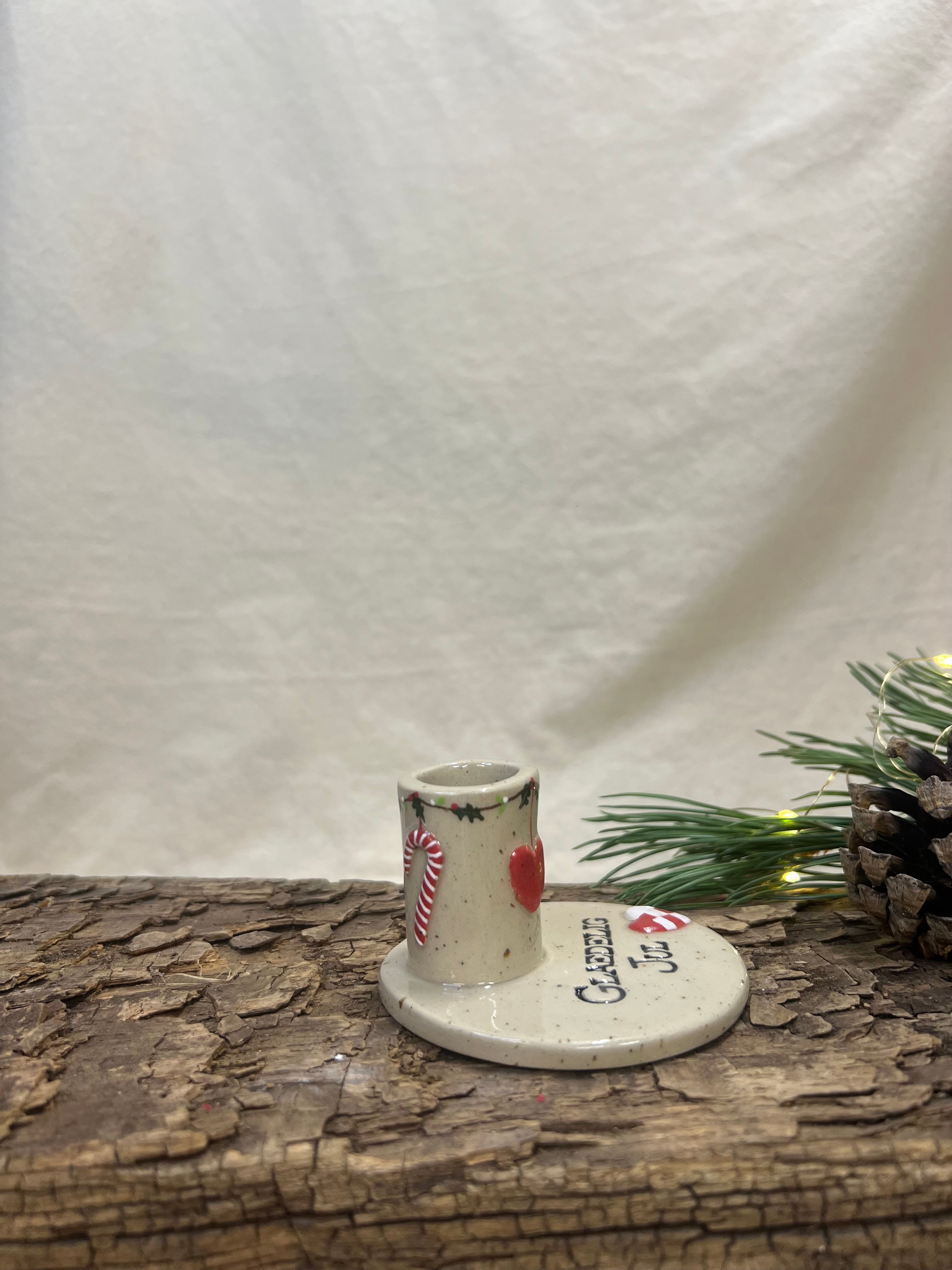 Julestage til kronelys