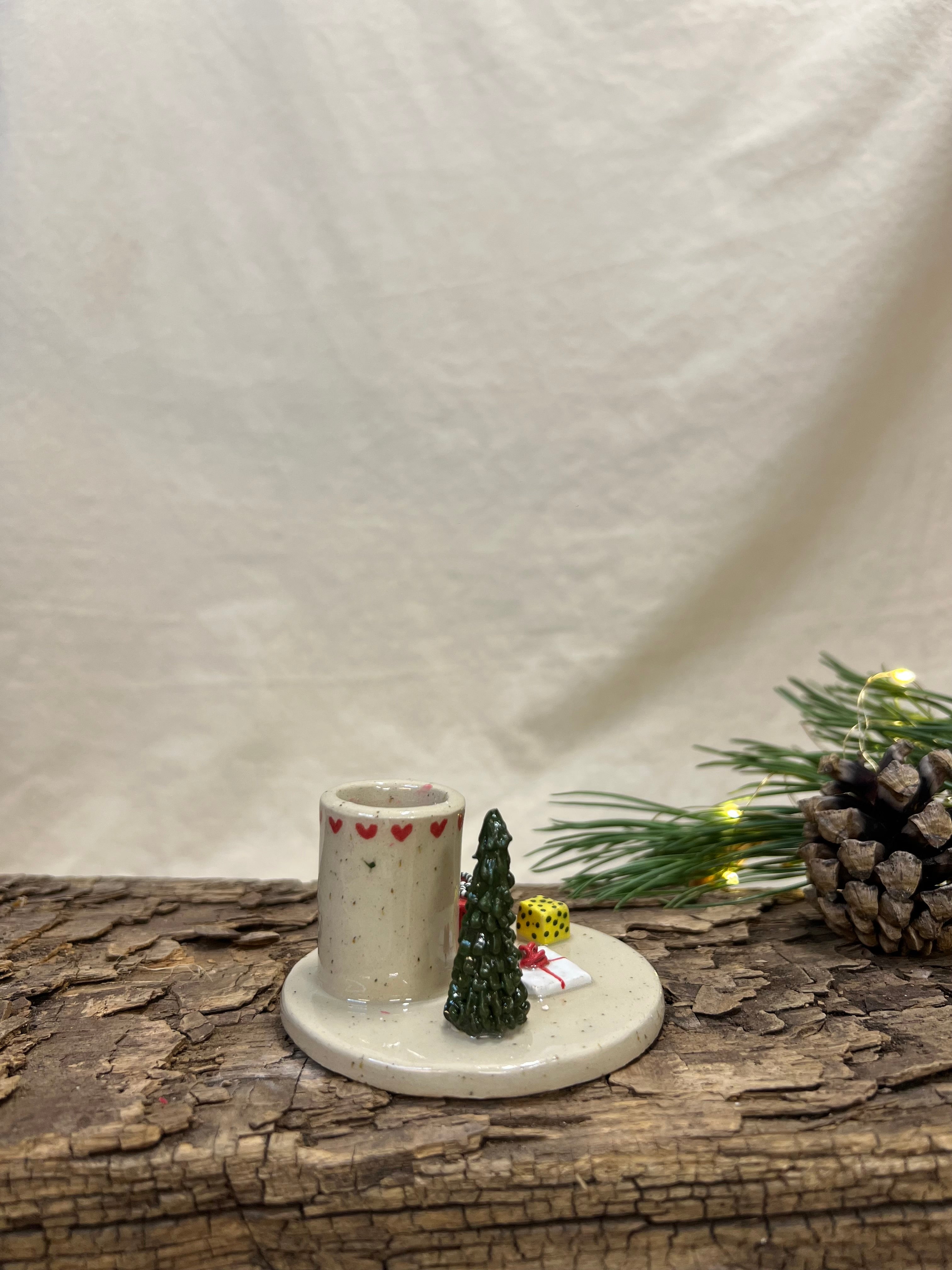 Julestage til kronelys