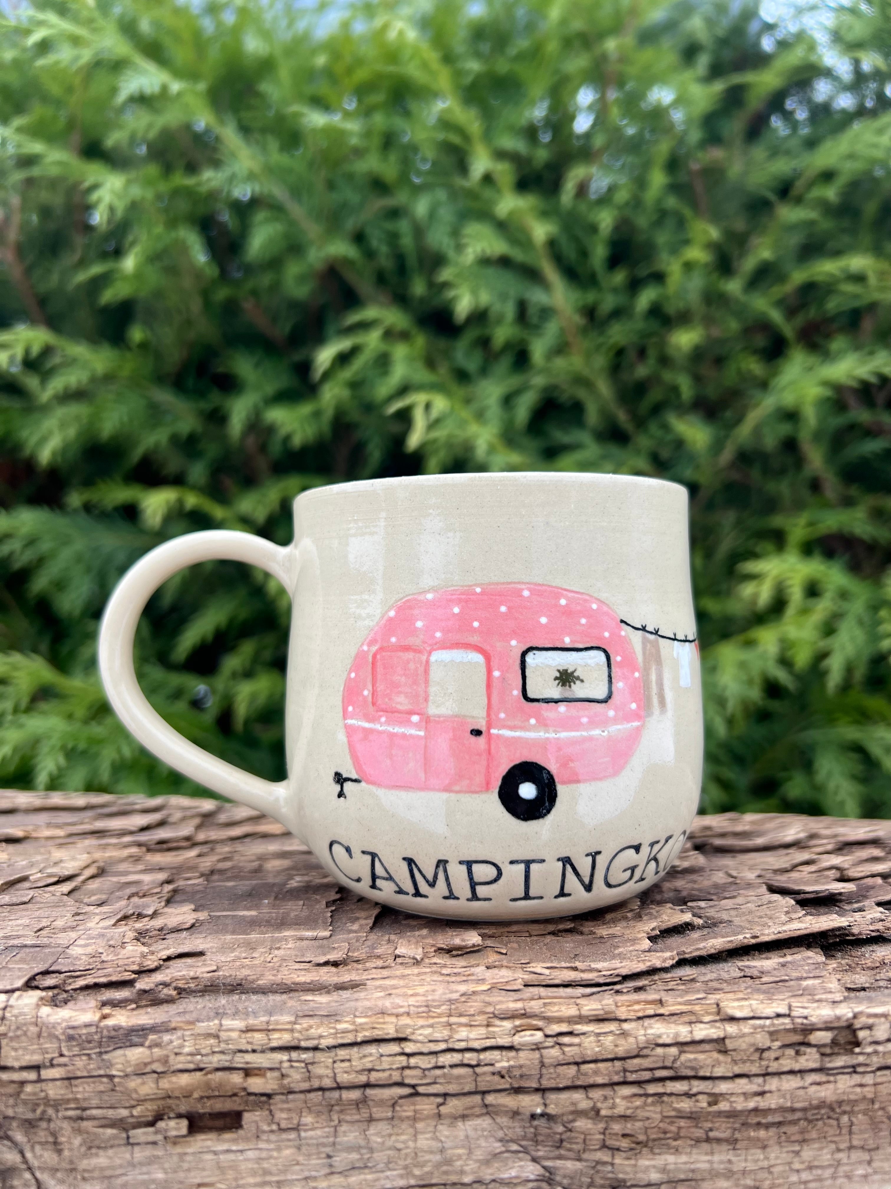 Campingkop m. hank - 300 ml.