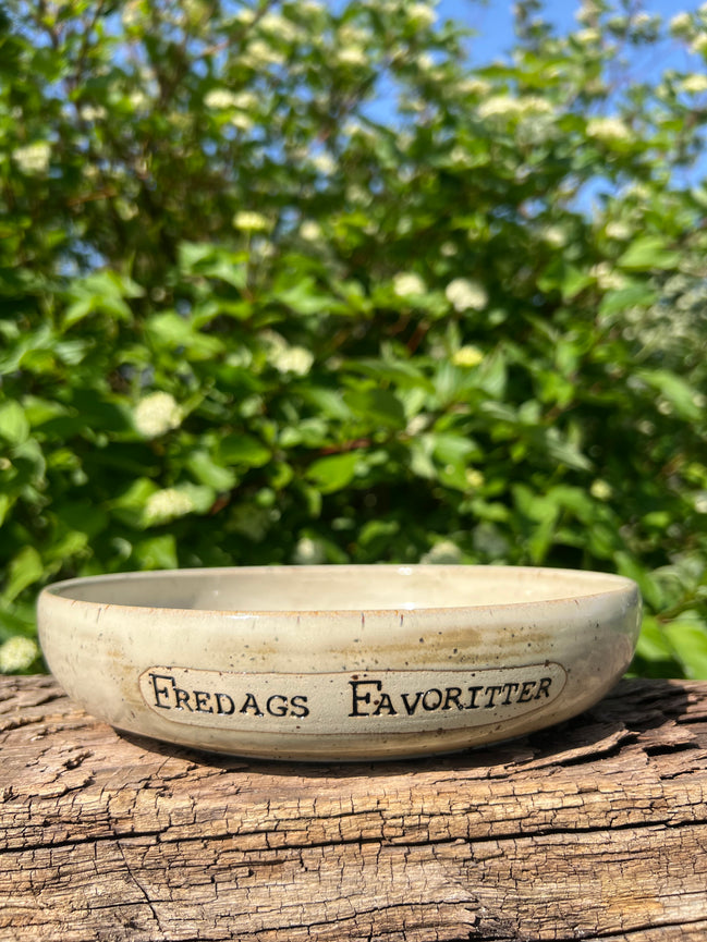 “Fredags Favoritter” skål - H 4,5 • Ø 20 cm.