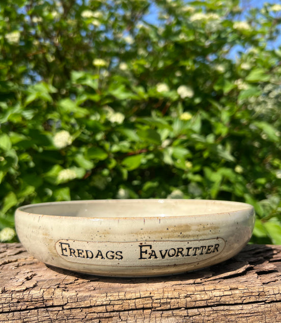 “Fredags Favoritter” skål - H 4,5 • Ø 20 cm.