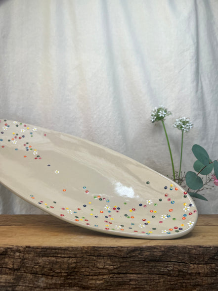 Blomstereng fad - L 35 cm.