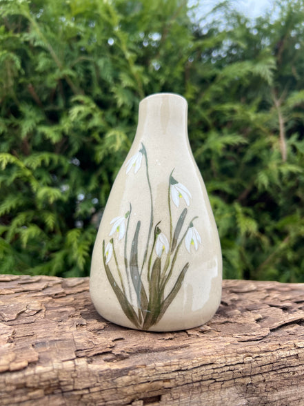 Vintergække vase - H 13 cm.