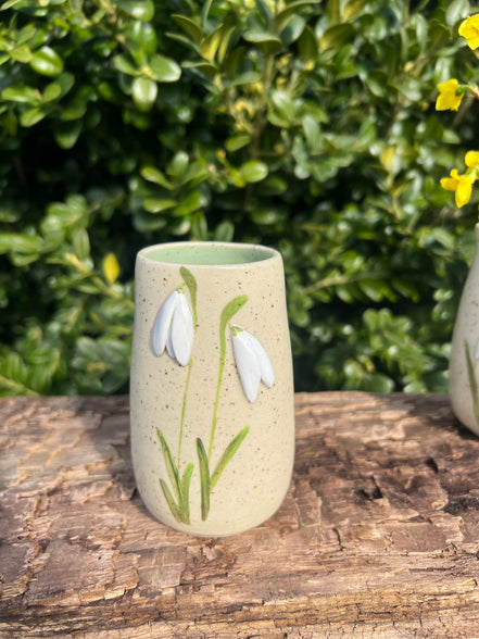 Vintergække-vase - H. 10,5 cm.