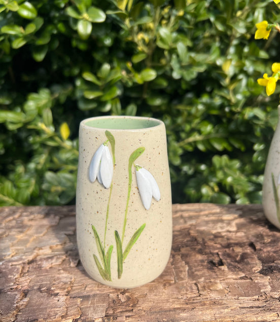 Vintergække-vase - H. 10,5 cm.