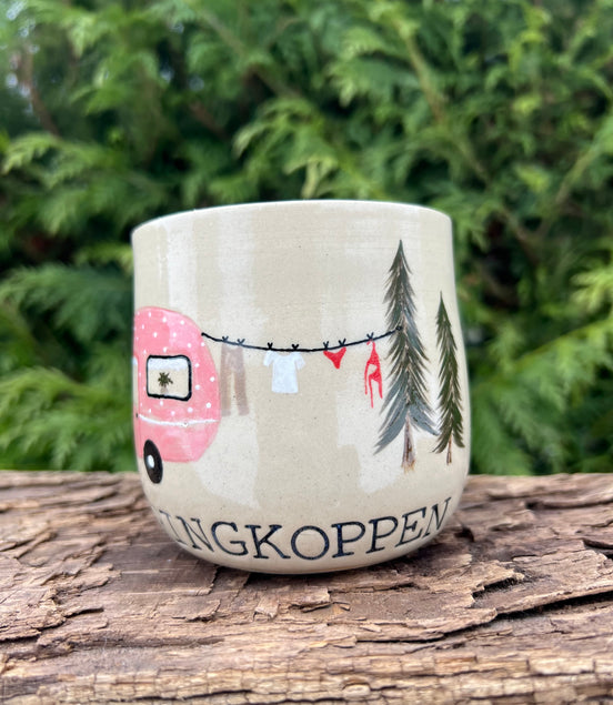 Campingkop m. hank - 300 ml.