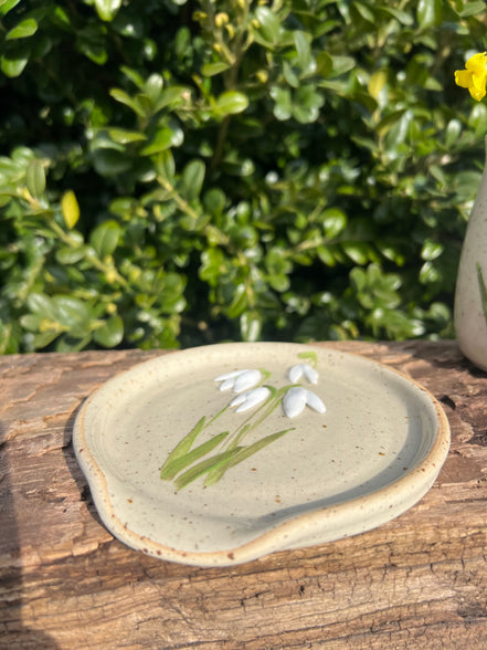 Vintergække-spoonrest - Ø. 12 cm.