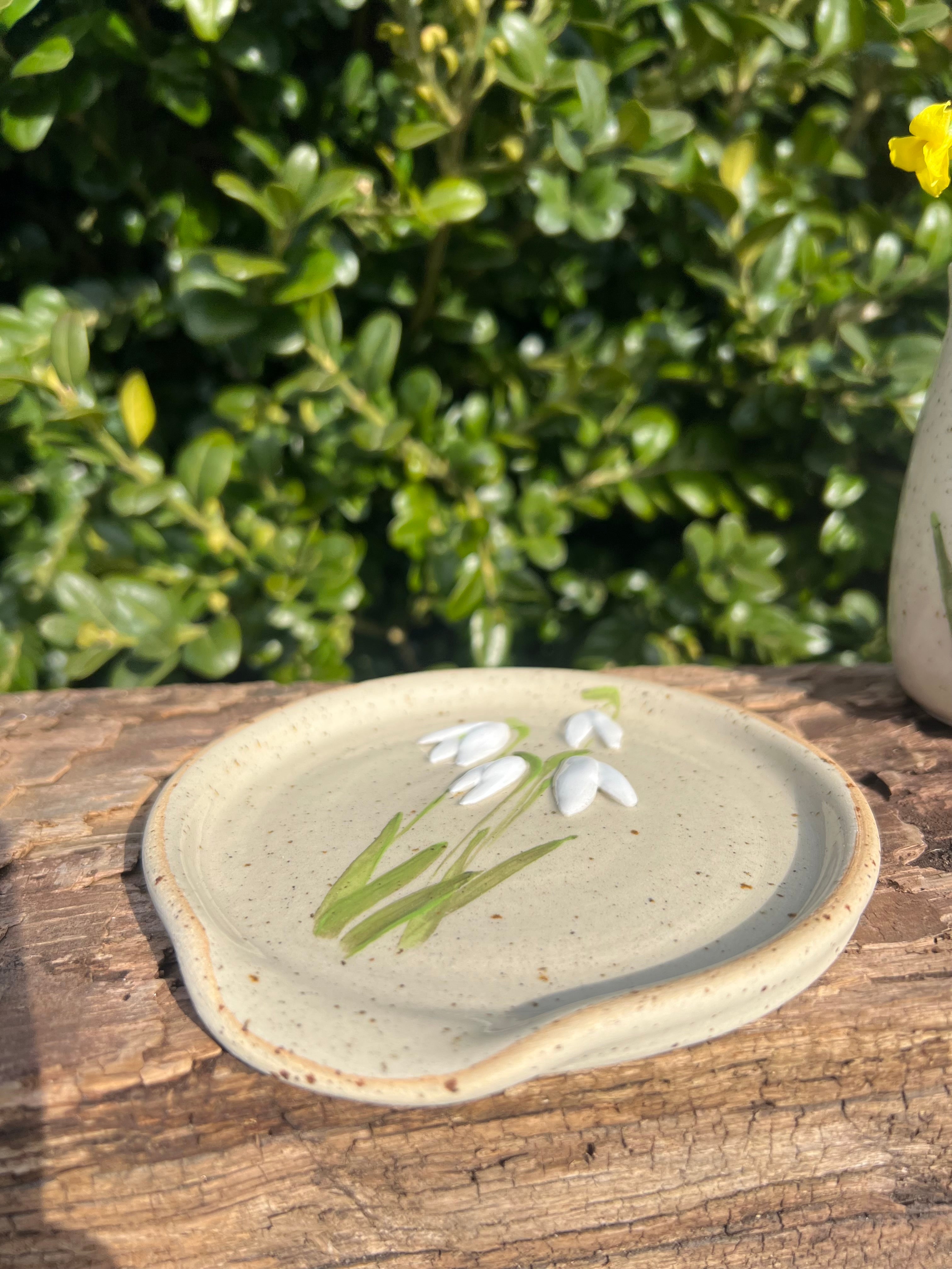 Vintergække-spoonrest - Ø. 12 cm.