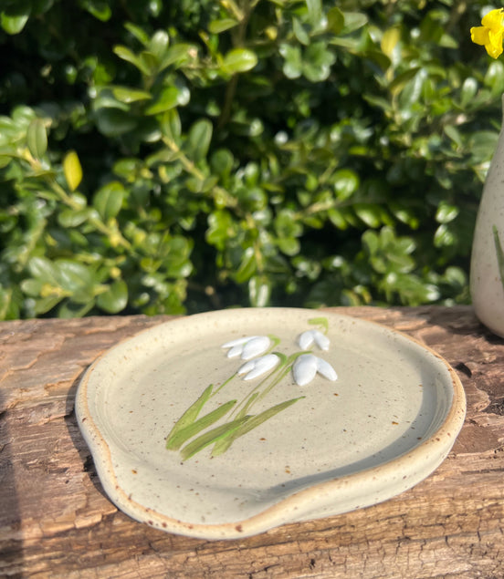 Vintergække-spoonrest - Ø. 12 cm.