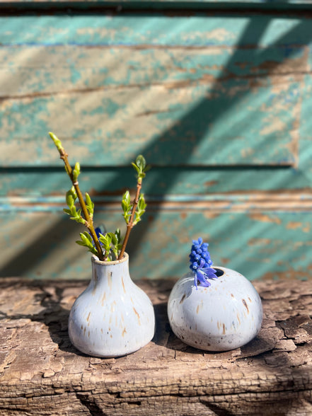 Mini vase sæt - H 4,5 - 6 cm.