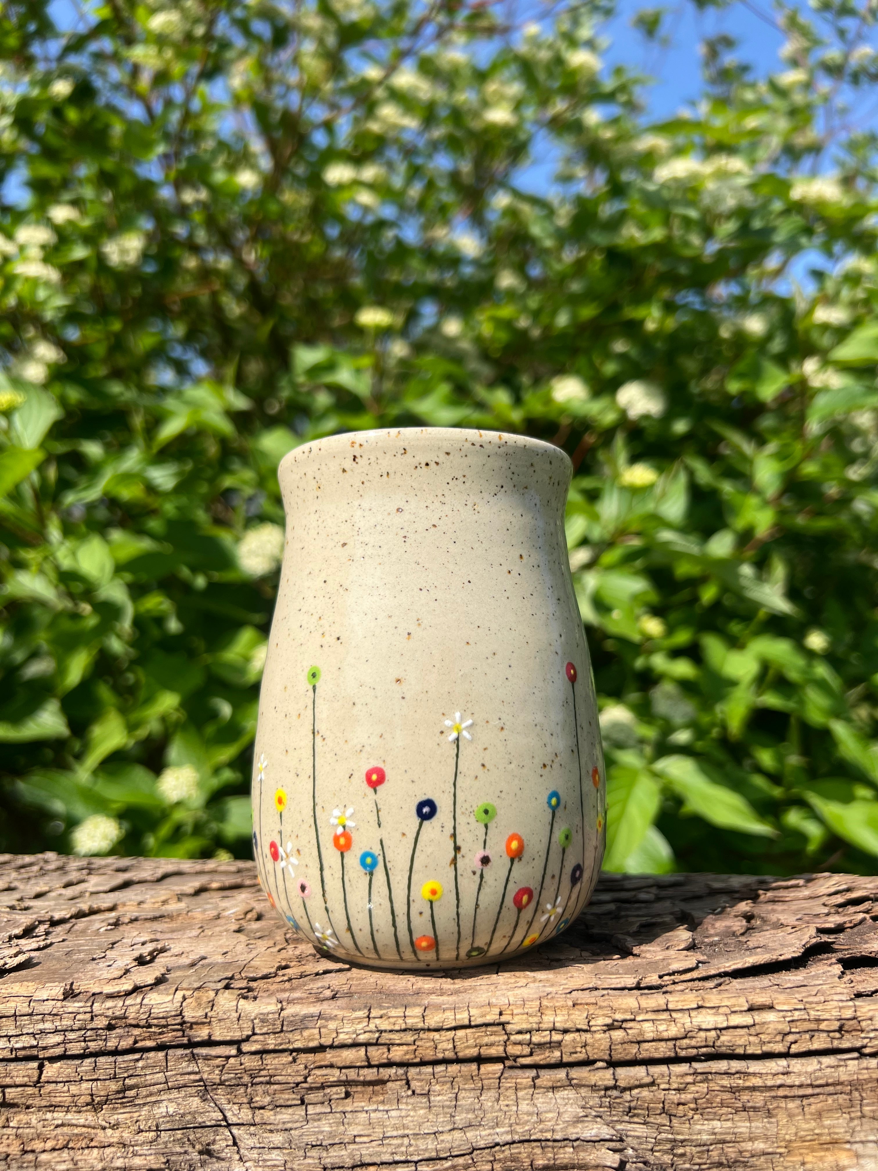 Blomstereng vase - H 12,5 • Ø 7 cm.