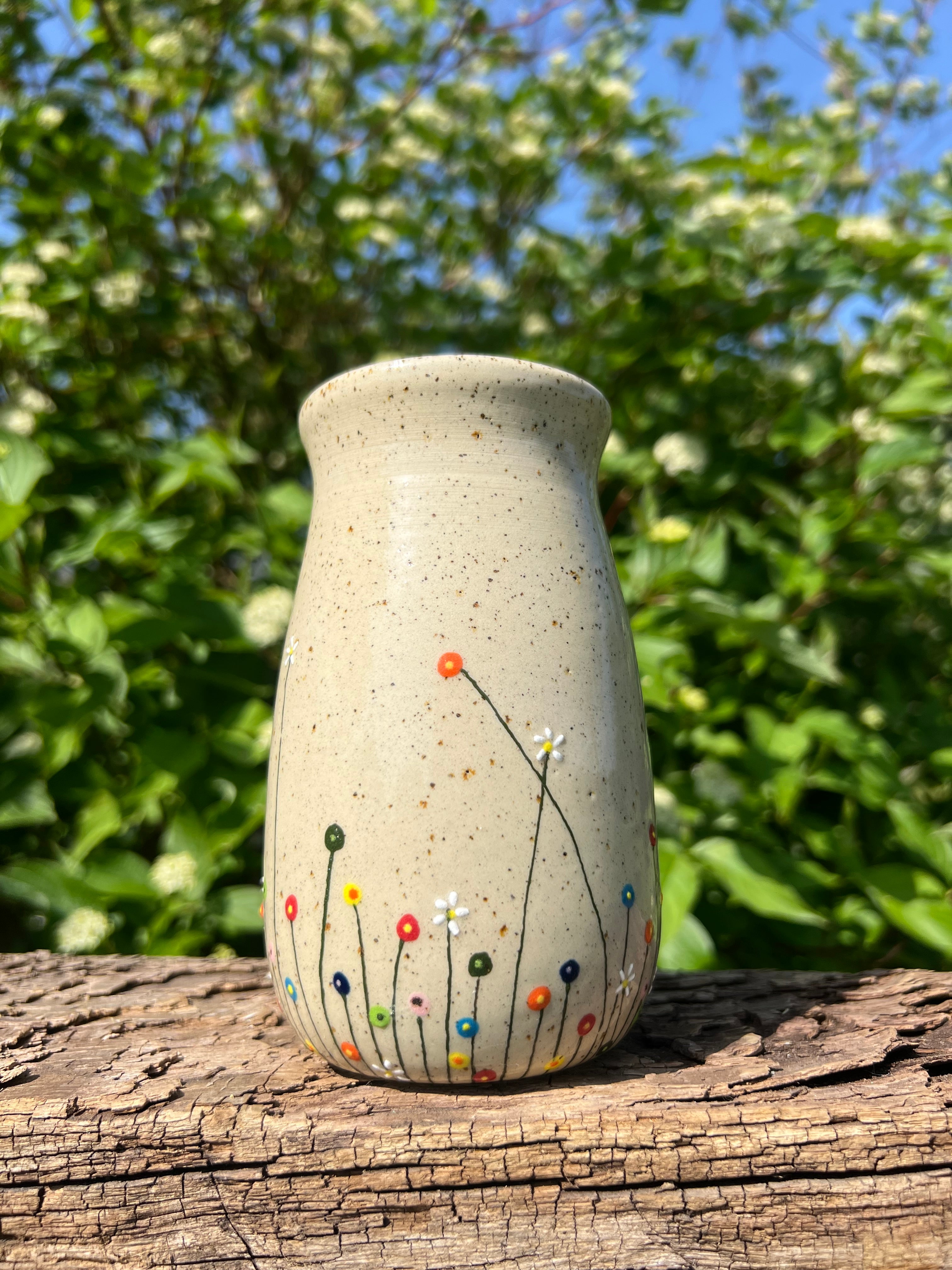 Blomstereng vase - H 15 • Ø 6,5 cm.