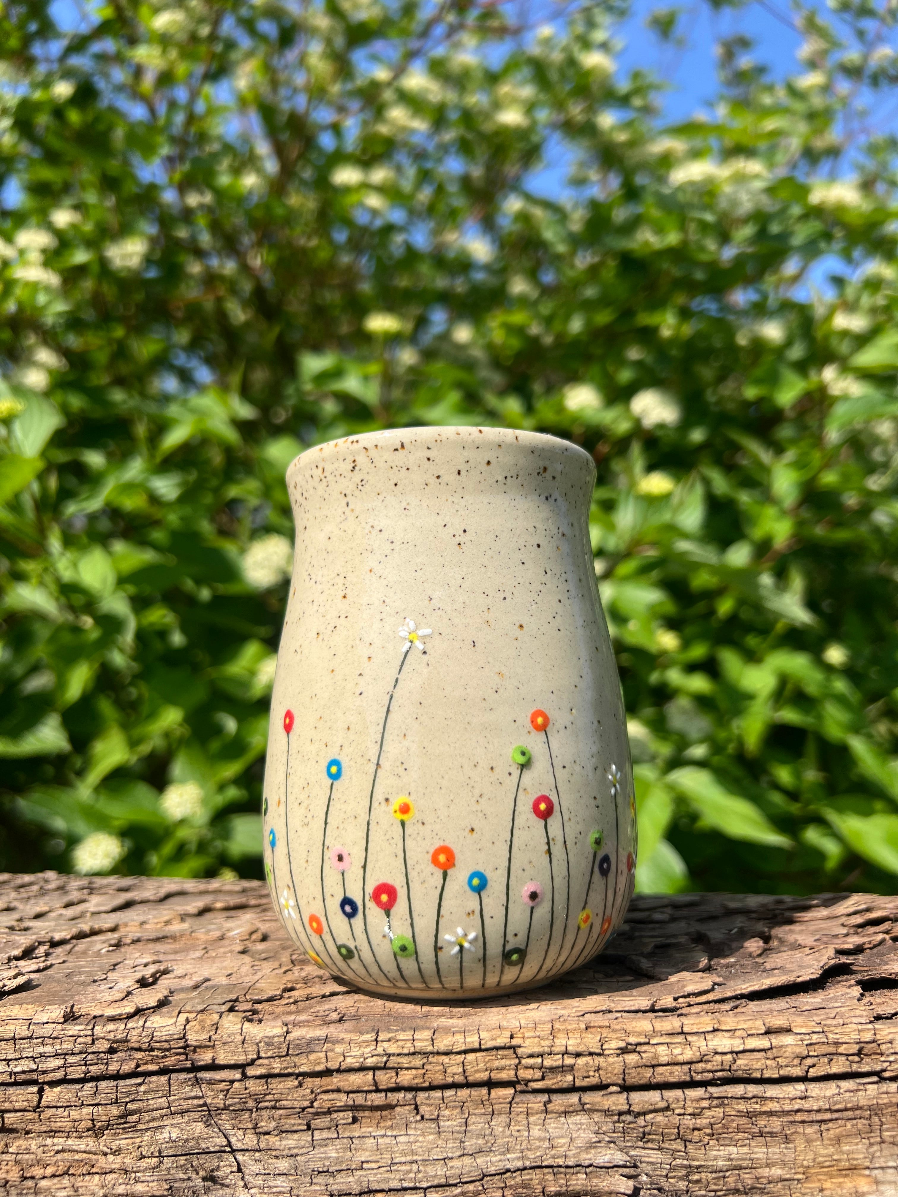 Blomstereng vase - H 12,5 • Ø 7 cm.