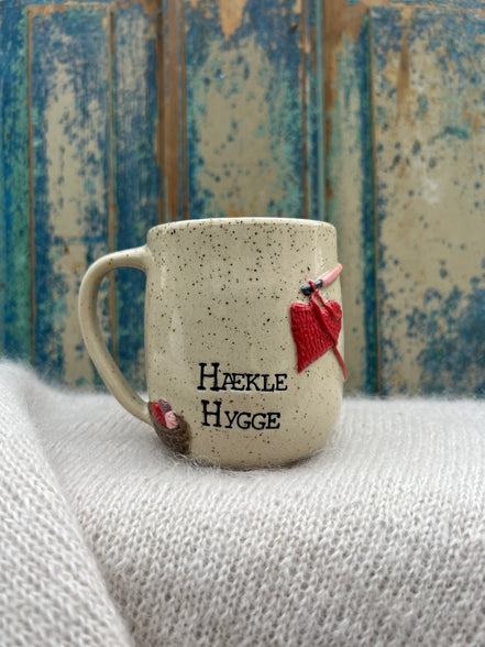 “Hækle hygge” kop m. hank - 400 ml.