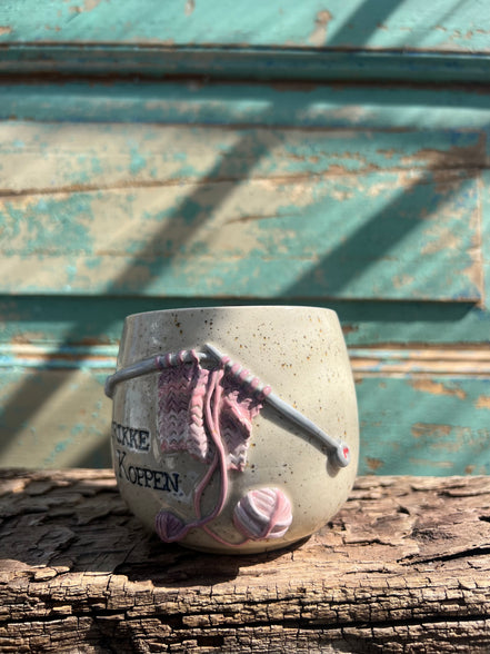 “Strikke-Koppen” m. hank - 400 ml.